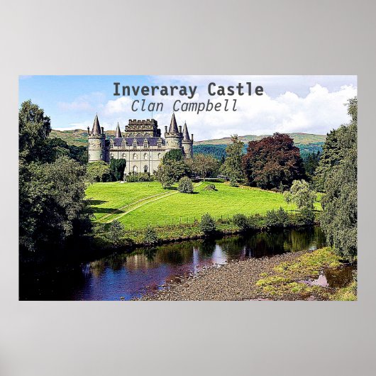 Burg Inveraray - Clan Campbell Poster (Vorne)