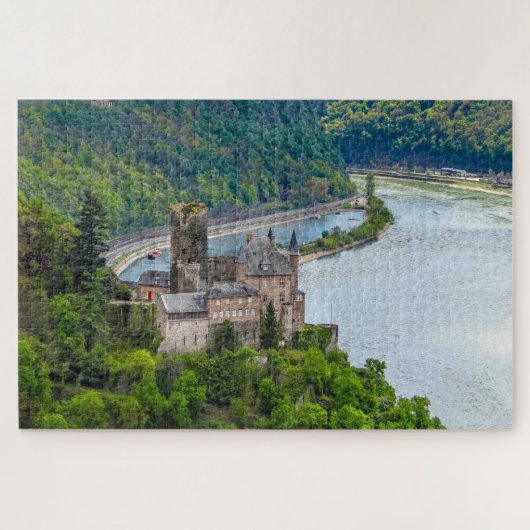 Burg Katz Castle. Puzzle (Horizontal)