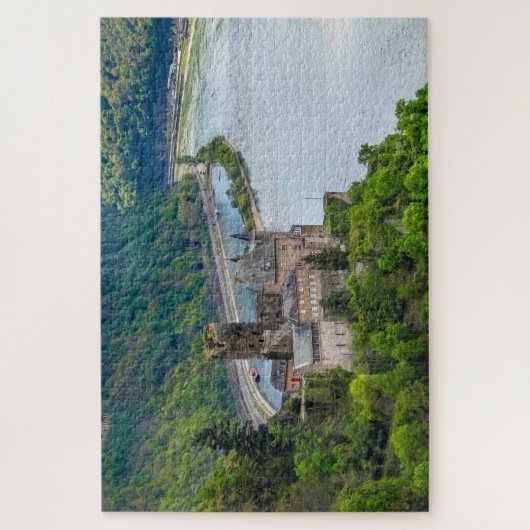 Burg Katz Castle. Puzzle (Vertikal)