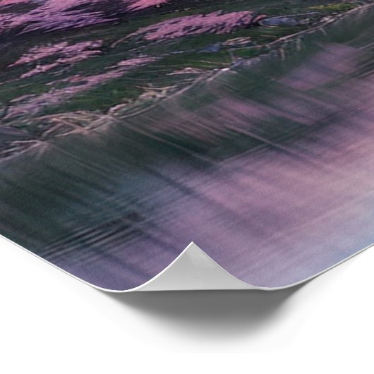 Burg Kirchenblüten Poster (Ecke)