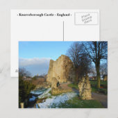 Burg Knaresborough Postkarte (Vorne/Hinten)