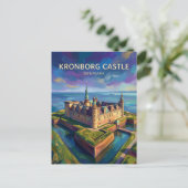 Burg Kronborg Dänemark Postkarte (Stehend Vorderseite)