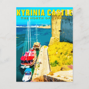 Burg Kyrenia - Nordzypern  Feiertagspostkarte