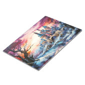 Burg Landschaftskonzept Abstrakte Landschaft Notizblock (angewinkelt)