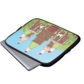 Burg Laptopschutzhülle (Vorne Knopf)
