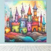 Burg Leinwanddruck (Insitu (Holzboden))