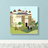 Burg Leinwanddruck (Insitu (Holzboden))