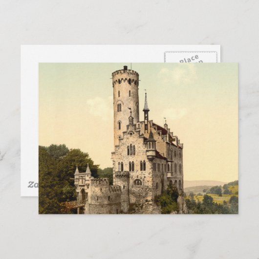 Burg Lichtenstein Postcard Postkarte (Vorne/Hinten)
