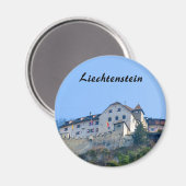 Burg Liechtenstein im Vaduz Magnet (Vorderseite/Rückseite)