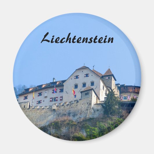 Burg Liechtenstein im Vaduz Magnet (Vorne)