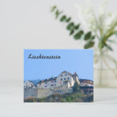 Burg Liechtenstein in Vaduz Postkarte (Stehend Vorderseite)