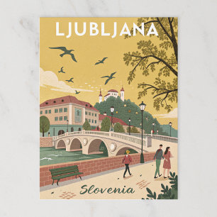 Burg Ljubljana Postkarte