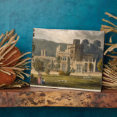 Burg Luscombe, Devon (Farbe litho) Fotoplatte (Seite)