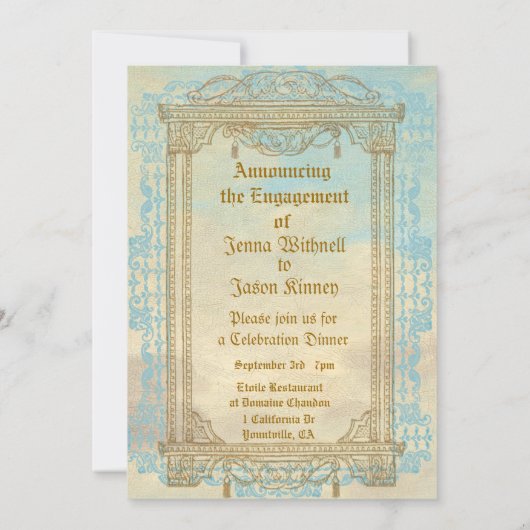 Burg Mairytale Einladung (Rückseite)