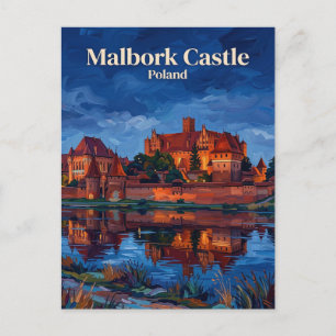 Burg Malbork Polen Postkarte