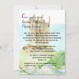 Burg Märchen Einladung zur Hochzeit