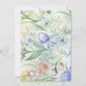 Burg Märchen Einladung zur Hochzeit (Rückseite)