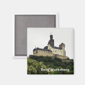 Burg Marksburg Magnet (Vorderseite/Rückseite)