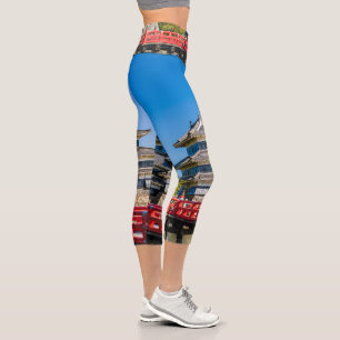 Burg Matsumoto und Brücke Capri Leggings