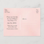 Burg Mendrisiotto Burg Storybook Save the Date Pos Ankündigungspostkarte (Rückseite)