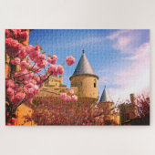 Burg mit Blume Puzzle (Horizontal)
