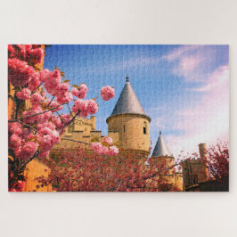 Burg mit Blume Puzzle