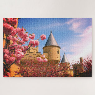 Burg mit Blume Puzzle