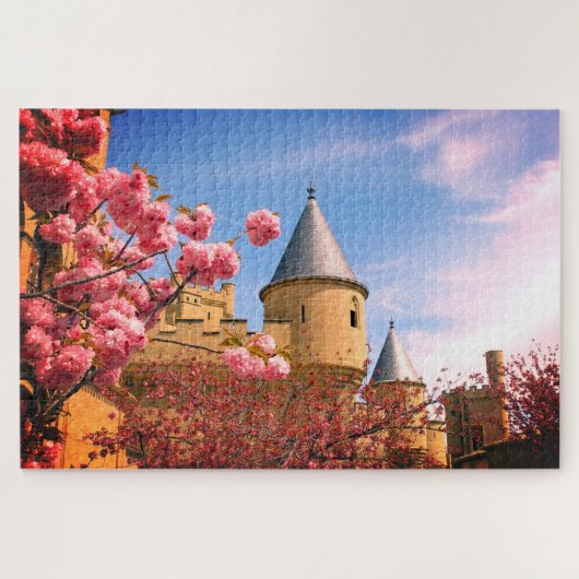 Burg mit Blume Puzzle (Horizontal)