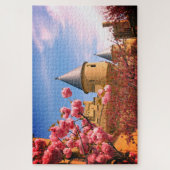 Burg mit Blume Puzzle (Vertikal)