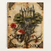 Burg mit Schädel Planer (Vorderseite)