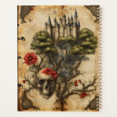 Burg mit Schädel Planer (Rückseite)