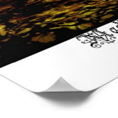 Burg Mittelalter am See Poster (Ecke)