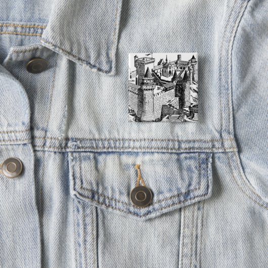Burg Mittelalter Button (Beispiel)
