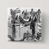 Burg Mittelalter Button (Vorderseite)