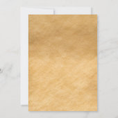 Burg Mittelalter Einladung (Rückseite)