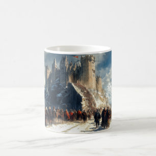 Burg Mittelalter Kaffeetasse