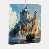 Burg Mittelalter Keramikornament (Rechts)