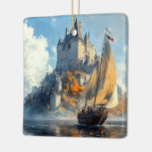 Burg Mittelalter Keramikornament (Links)