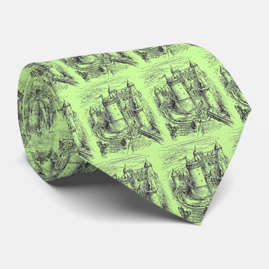 Burg Mittelalter Krawatte (Gerollt)