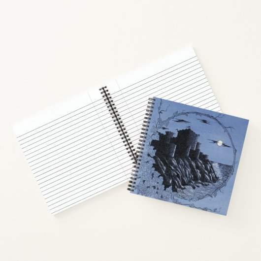 Burg Mittelalter Notizblock (Innenseite)