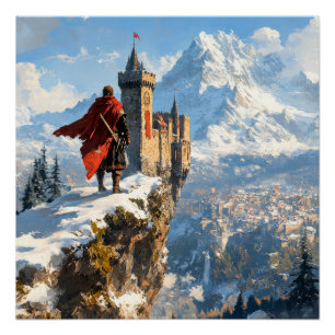 Burg Mittelalter Poster