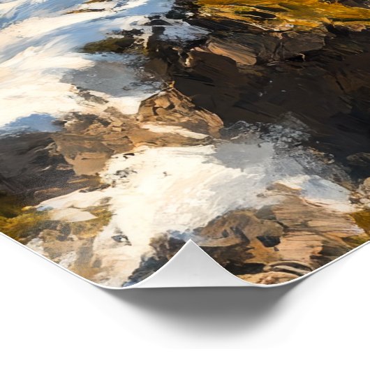 Burg Mittelalter Poster (Ecke)