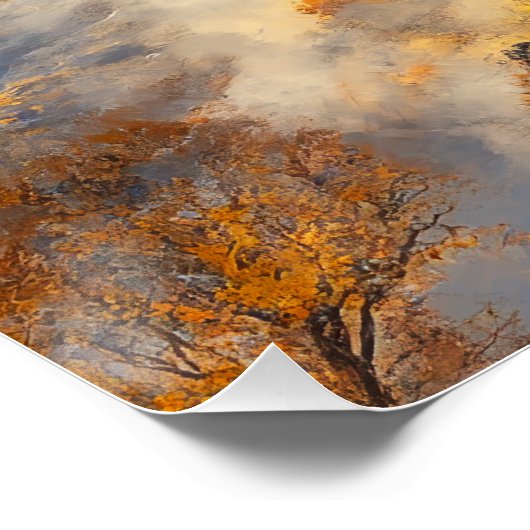 Burg Mittelalter Poster (Ecke)