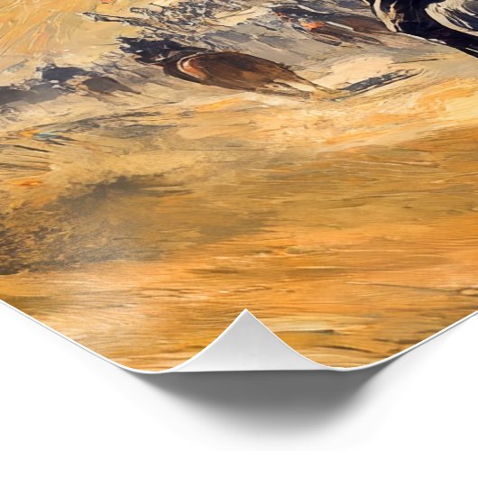 Burg Mittelalter Poster (Ecke)