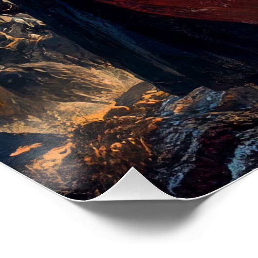 Burg Mittelalter Poster (Ecke)