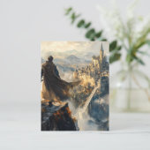 Burg Mittelalter Postkarte (Stehend Vorderseite)
