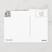 Burg Mittelalter Postkarte (Rückseite)