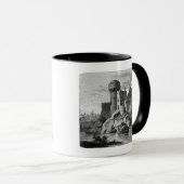 Burg Mittelalter Tasse (VorderseiteRechts)