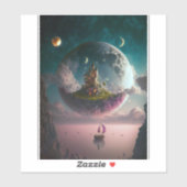 Burg Monte Fantasy Sticker (Blatt)