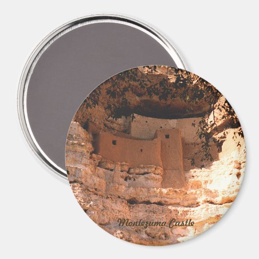 Burg Montezuma Magnet (Vorderseite/Rückseite)